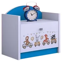 Noptiere Happy Babies SZN02 44 x 40 x 34 / PAL / Blue