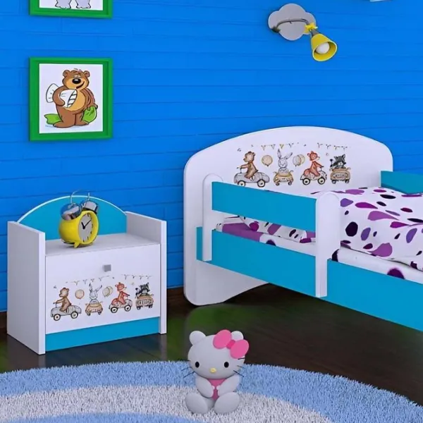 Тумбочки Happy Babies SZN02 44 x 40 x 34см / ЛДСП / Синий photo 3 Тумбочки Happy Babies SZN02 44 x 40 x 34см / ЛДСП / Синий photo 3
