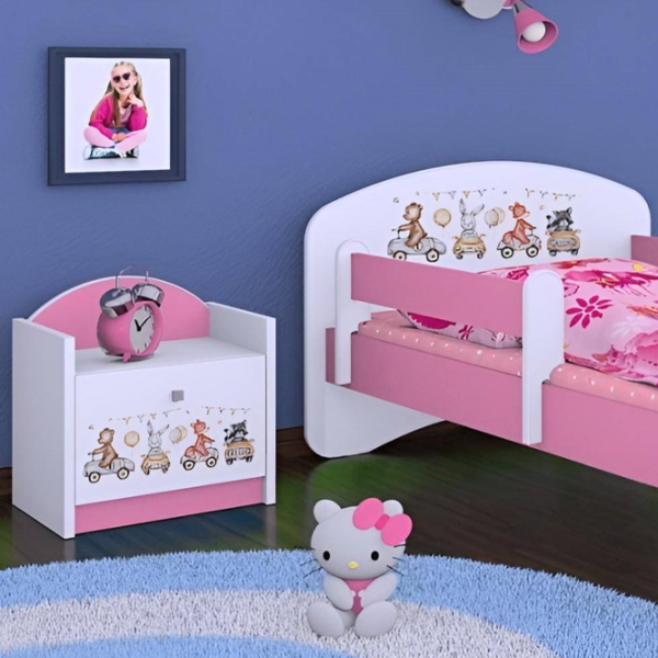 Noptiere Happy Babies SZN02 44 x 40 x 34 / PAL / Pink photo 2 Noptiere Happy Babies SZN02 44 x 40 x 34 / PAL / Pink photo 2