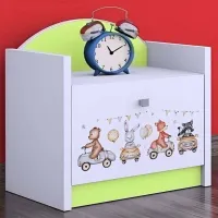 Тумбочки Happy Babies SZN02 44 x 40 x 34см / ЛДСП / Pastel Green photo 2