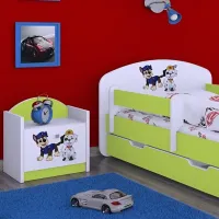 Тумбочки Happy Babies SZN02 44 x 40 x 34см / ЛДСП / Pastel Green photo 3