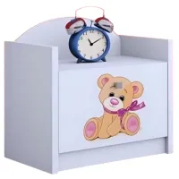 Noptiere Happy Babies SZN02 44 x 40 x 34 / PAL / White