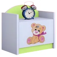 Noptiere Happy Babies SZN02 44 x 40 x 34 / PAL / Pastel Green