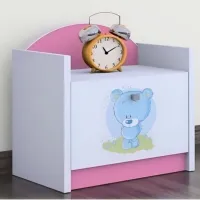 Тумбочки Happy Babies SZN02 44 x 40 x 34см / ЛДСП / Pink photo 2