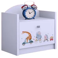 Noptiere Happy Babies SZN02 44 x 40 x 34 / PAL / White