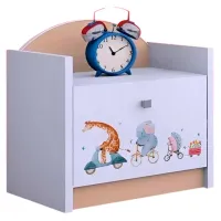 Noptiere Happy Babies SZN02 44 x 40 x 34 / PAL / Light Pear