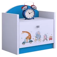 Noptiere Happy Babies SZN02 44 x 40 x 34 / PAL / Blue