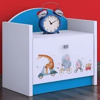 Noptiere Happy Babies SZN02 44 x 40 x 34 / PAL / Blue photo 2