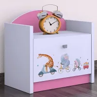 Тумбочки Happy Babies SZN02 44 x 40 x 34см / ЛДСП / Pink photo 2