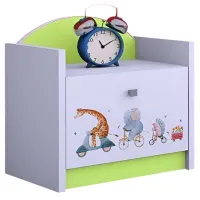 Тумбочки Happy Babies SZN02 44 x 40 x 34см / ЛДСП / Pastel Green