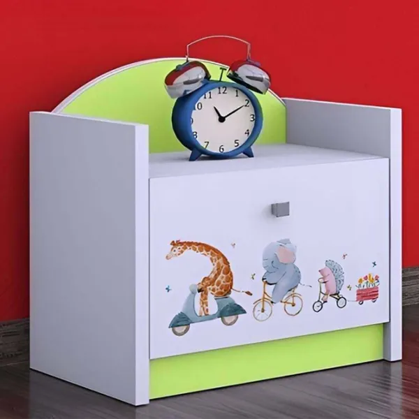 Тумбочки Happy Babies SZN02 44 x 40 x 34см / ЛДСП / Pastel Green photo 2 Тумбочки Happy Babies SZN02 44 x 40 x 34см / ЛДСП / Pastel Green photo 2