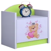 Noptiere Happy Babies SZN02 44 x 40 x 34 / PAL / Pastel Green