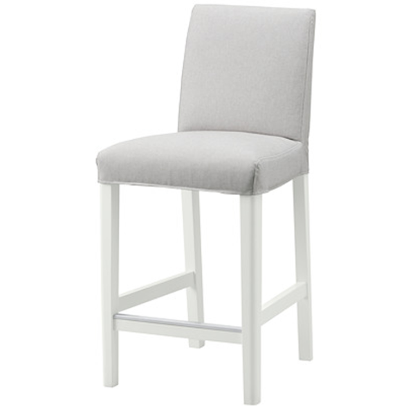 Барный стул Ikea Bergmund/Orrsta  Текстиль / Массив / Белый photo 1 Барный стул Ikea Bergmund/Orrsta  Текстиль / Массив / Белый photo 1