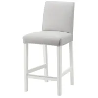 Барный стул Ikea Bergmund/Orrsta  Текстиль / Массив / Белый