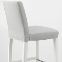 Барный стул Ikea Bergmund/Orrsta Текстиль / Массив / Белый photo 4