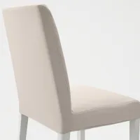 Scaun de bar Ikea Bergmund/Hallarp Textil / Masiv / White photo 2