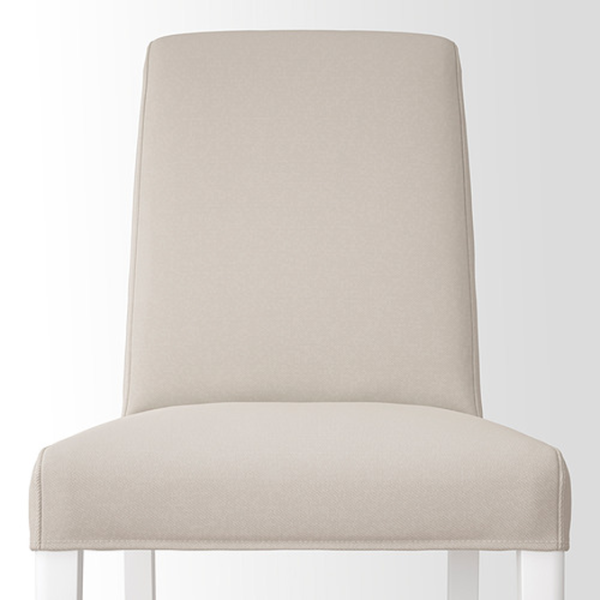 Барный стул Ikea Bergmund/Hallarp  Текстиль / Массив / Белый photo 3 Барный стул Ikea Bergmund/Hallarp  Текстиль / Массив / Белый photo 3