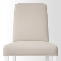 Scaun de bar Ikea Bergmund/Hallarp Textil / Masiv / White photo 3