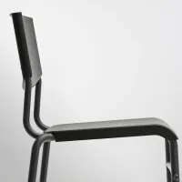 Барный стул Ikea Stig Пластик / Металл / Черный photo 4