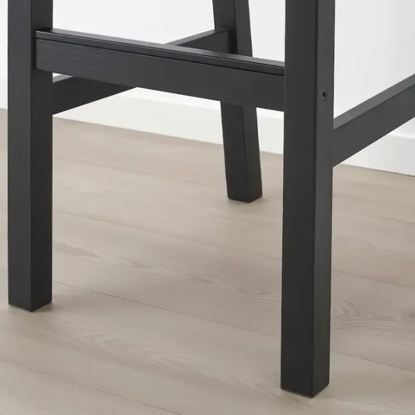 Барный стул Ikea Nordviken Массив / Массив / Черный photo 2 Барный стул Ikea Nordviken Массив / Массив / Черный photo 2