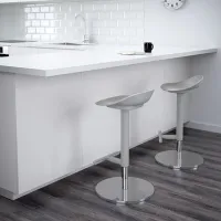 Барный стул Ikea Janinge Пластик / Металл / Grey photo 3