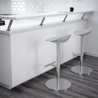 Барный стул Ikea Janinge Пластик / Металл / Grey photo 4