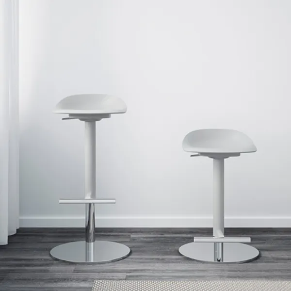 Scaun de bar Ikea Janinge Plastic / Metal / Grey photo 6