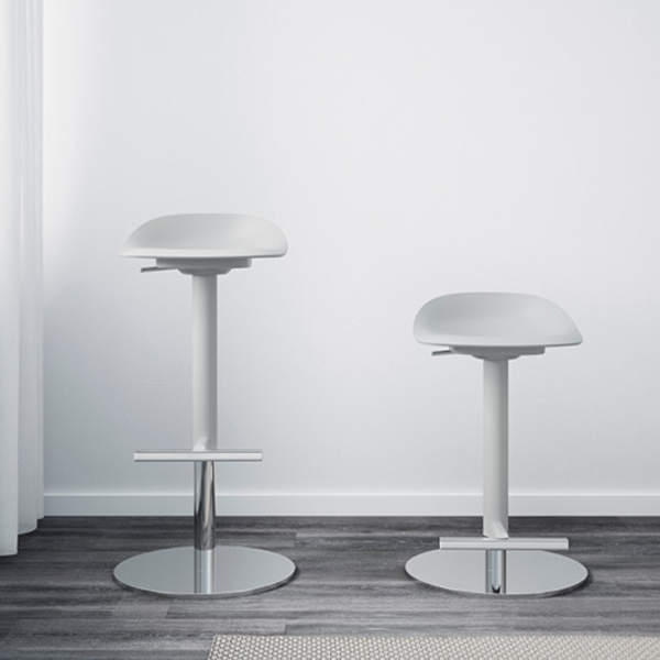 Scaun de bar Ikea Janinge Plastic / Metal / Grey photo 6