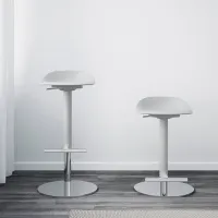 Барный стул Ikea Janinge Пластик / Металл / Grey photo 6