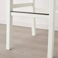 Барный стул Ikea Ingolf Текстиль / Массив / Белый photo 6