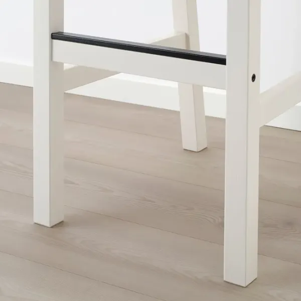 Scaun de bar Ikea Nordviken Masiv / Masiv / White photo 2