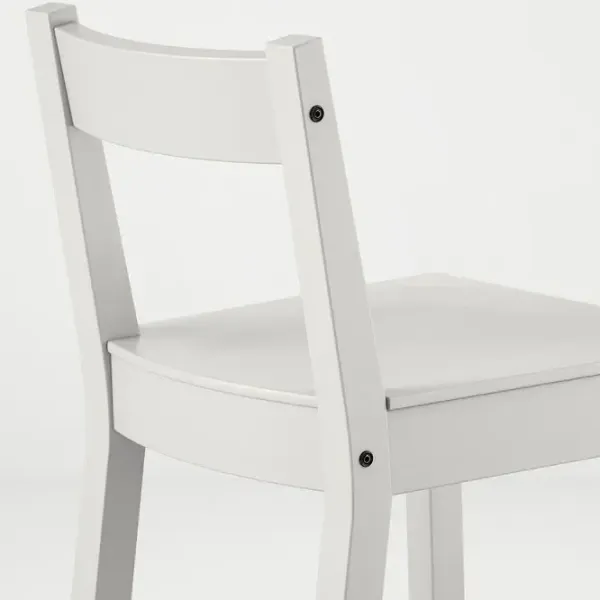 Scaun de bar Ikea Nordviken Masiv / Masiv / White photo 4