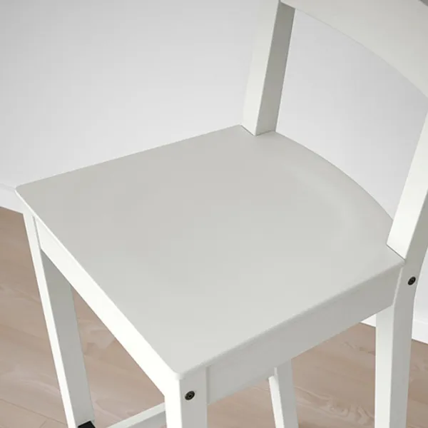 Scaun de bar Ikea Nordviken Masiv / Masiv / White photo 5