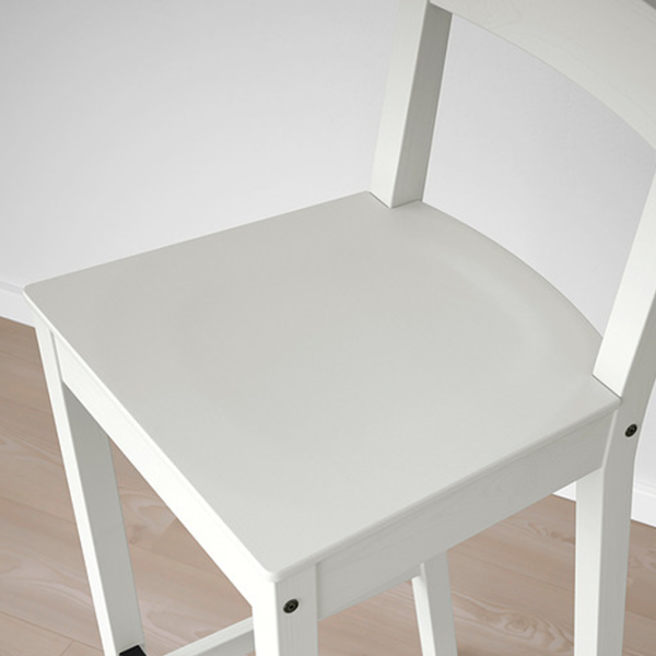 Scaun de bar Ikea Nordviken Masiv / Masiv / White photo 5