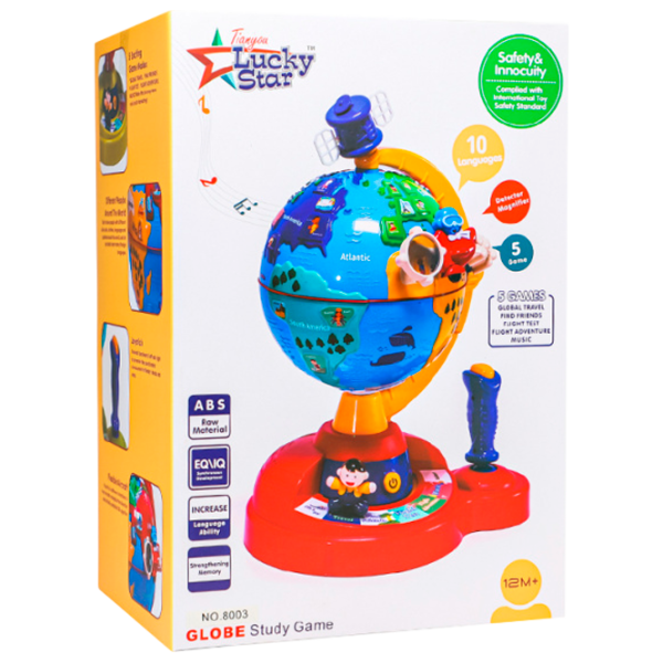 Jucărie interactivă New World Lucky Star Globe 762033 3+ / Multicolor Blue photo 1