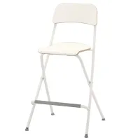 Scaun de bar Ikea Franklin Furnir / Metal / White