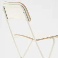 Scaun de bar Ikea Franklin Furnir / Metal / White photo 4