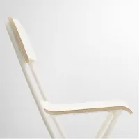 Scaun de bar Ikea Franklin Furnir / Metal / White photo 6