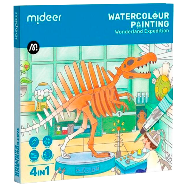 Set de creație Mideer Watercolour Painting Wonderland Expedition  3+ / Multicolor Multicolor photo 1 Set de creație Mideer Watercolour Painting Wonderland Expedition  3+ / Multicolor Multicolor photo 1