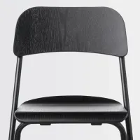 Scaun de bar Ikea Franklin Furnir / Metal / Black photo 5
