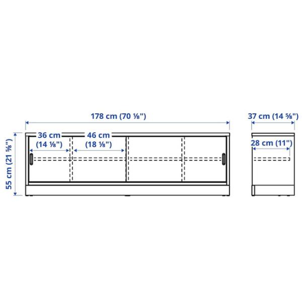 Comodă TV Ikea Tonstad 55 x 178 x 37 / PAL photo 2 Comodă TV Ikea Tonstad 55 x 178 x 37 / PAL photo 2