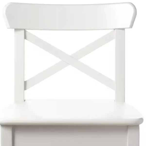 Барный стул Ikea Ingolf Массив / Массив / Белый photo 4 Барный стул Ikea Ingolf Массив / Массив / Белый photo 4