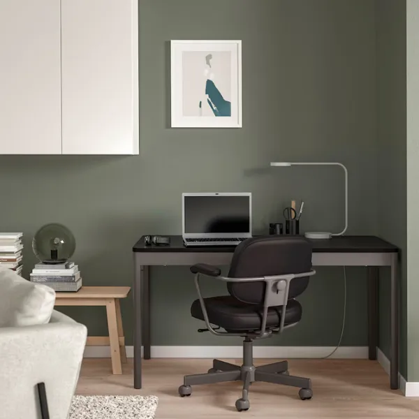 Masă de birou Ikea Idasen PAL/ Black photo 5 Masă de birou Ikea Idasen PAL/ Black photo 5