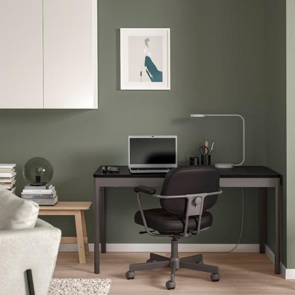 Masă de birou Ikea Idasen PAL/ Black photo 5 Masă de birou Ikea Idasen PAL/ Black photo 5