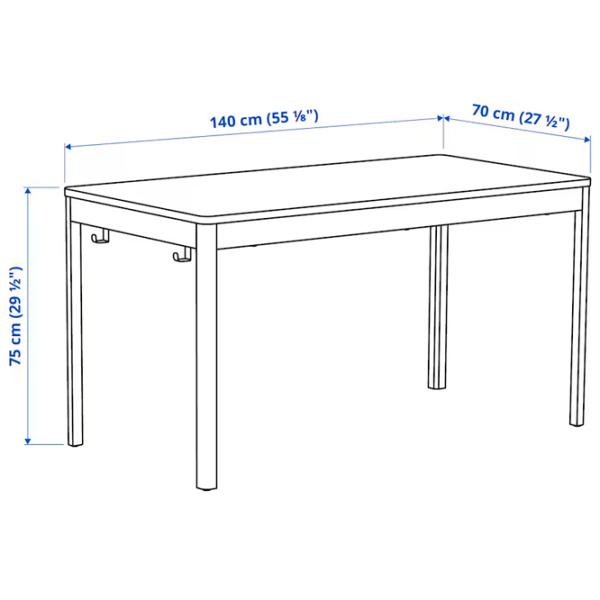 Masă de birou Ikea Idasen PAL/ Black photo 6 Masă de birou Ikea Idasen PAL/ Black photo 6