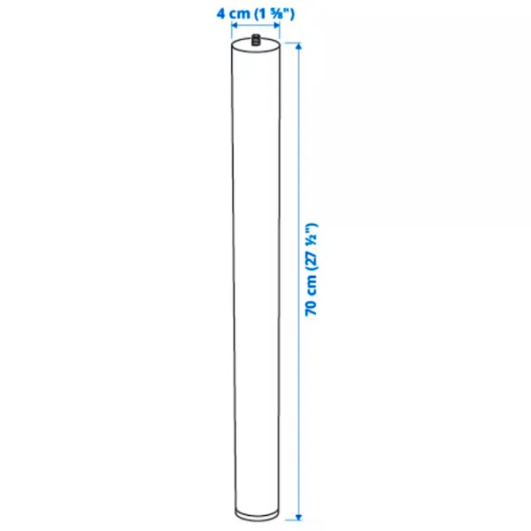 Masă de birou Ikea Anfallare/Adils PAL/ Stejar Sonoma photo 4