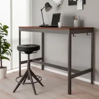 Masă de birou Ikea Idasen PAL/ Brown photo 4