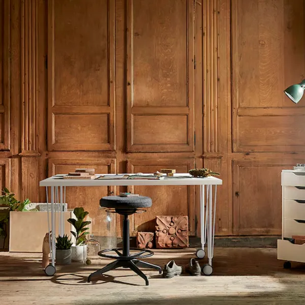 Masă de birou Ikea Lagkapten/Krille PAL/ White photo 2