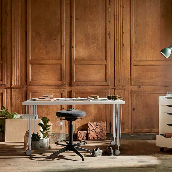 Masă de birou Ikea Lagkapten/Krille PAL/ White photo 2