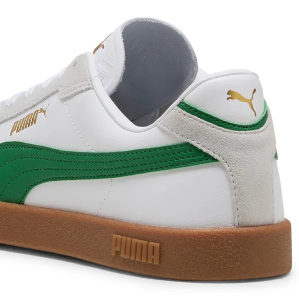 Ghete pentru bărbați Puma Club II Era 40.5 / White Green photo 5